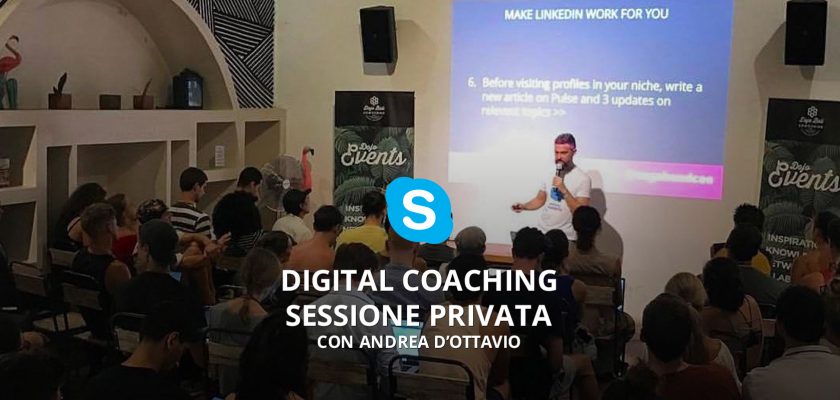 digital coaching sessione privata con andrea dottavio